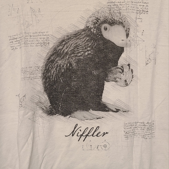 Harry Potter Niffler Tshirt - Picture 2 of 3